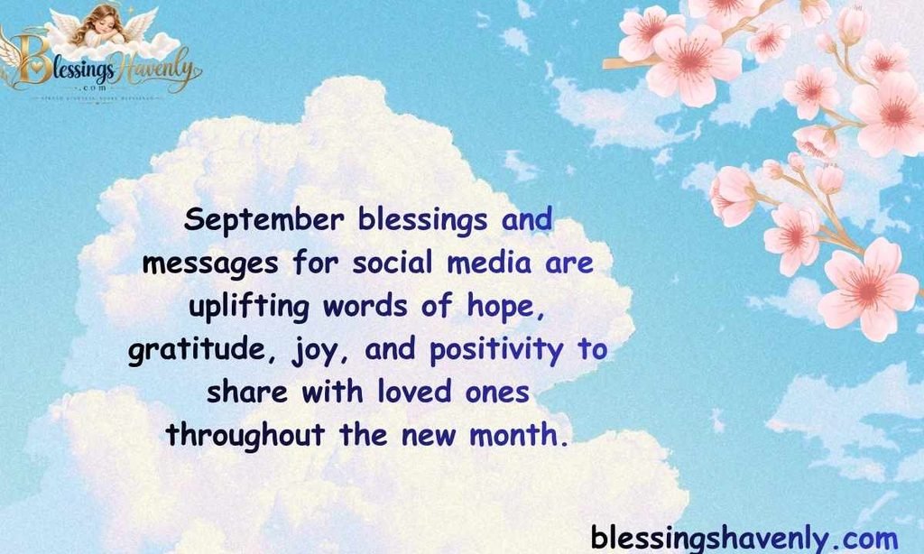 September Blessings and Messages for Social Media