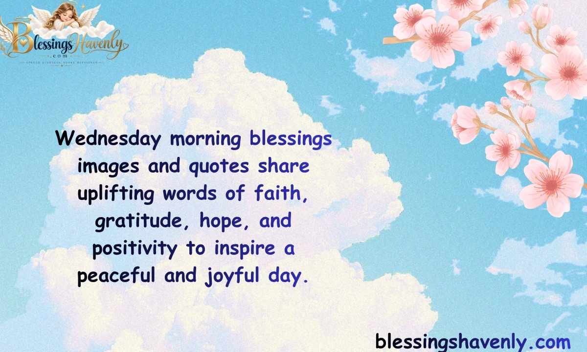 Wednesday Morning Blessings Images and Quotes
