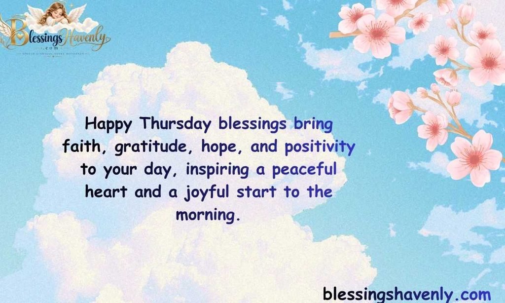 Happy Thursday Blessings