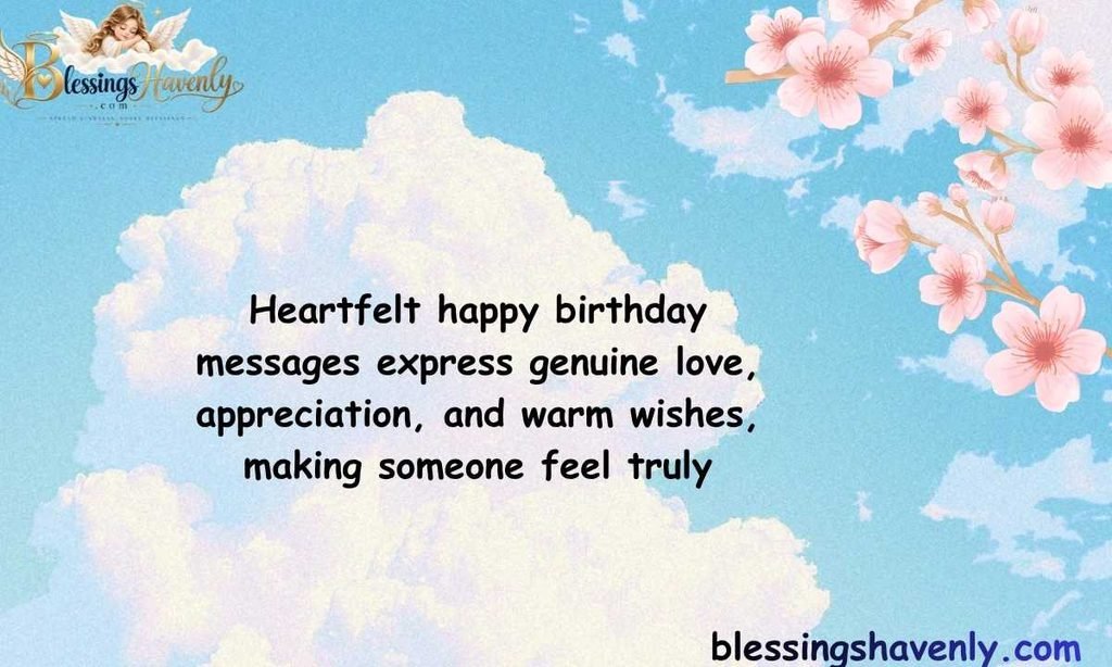 Heartfelt Happy Birthday Messages
