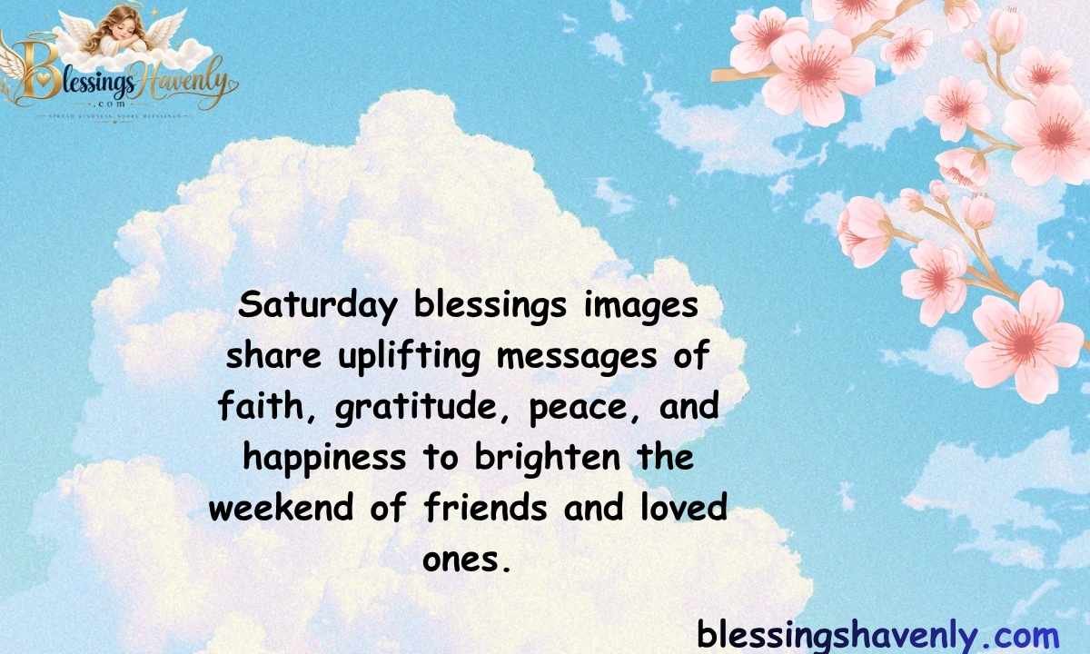 Saturday Blessings Images
