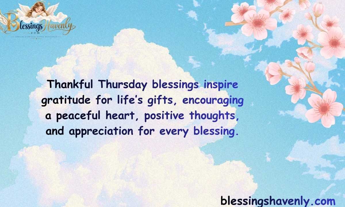 Thankful Thursday Blessings