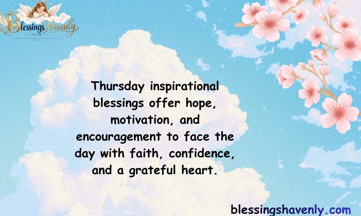 Thursday Inspirational Blessings