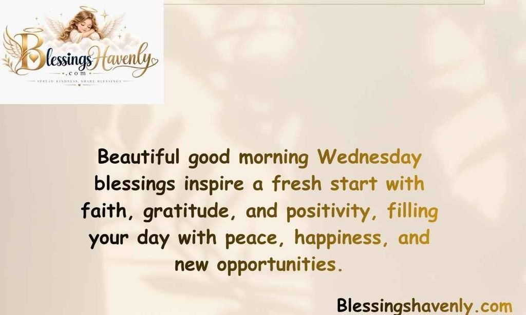 Beautiful Good Morning Wednesday Blessings for a Fresh Start