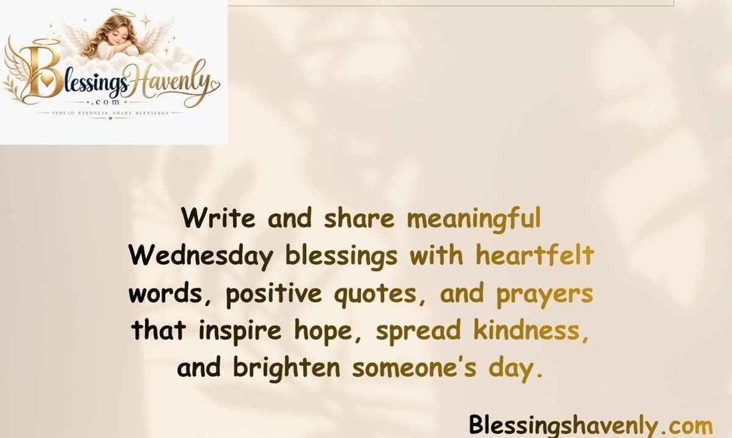 How to Write and Share Meaningful Wednesday Blessings