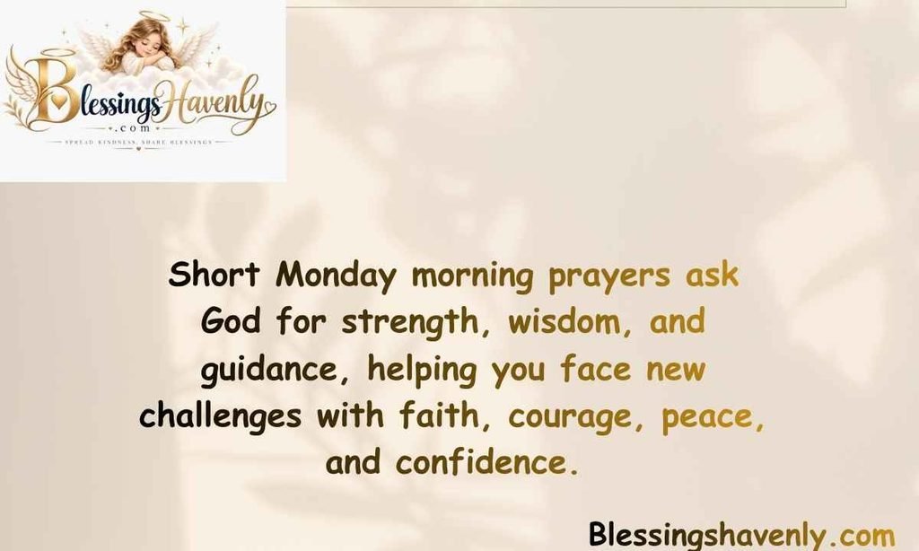 Short Monday Morning Prayers for Strength and Guidance