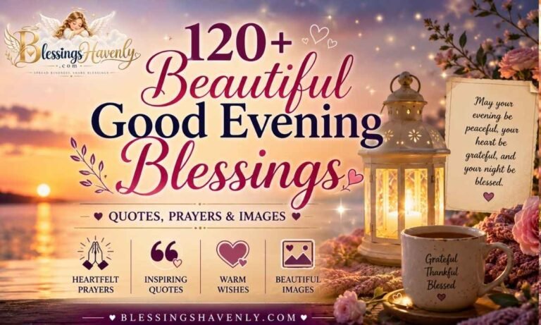 Beautiful Good Evening Blessings, Quotes, Images