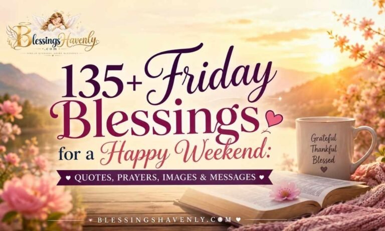 Friday Blessings for a Happy Weekend