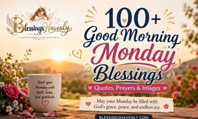 Good Morning Monday Blessings