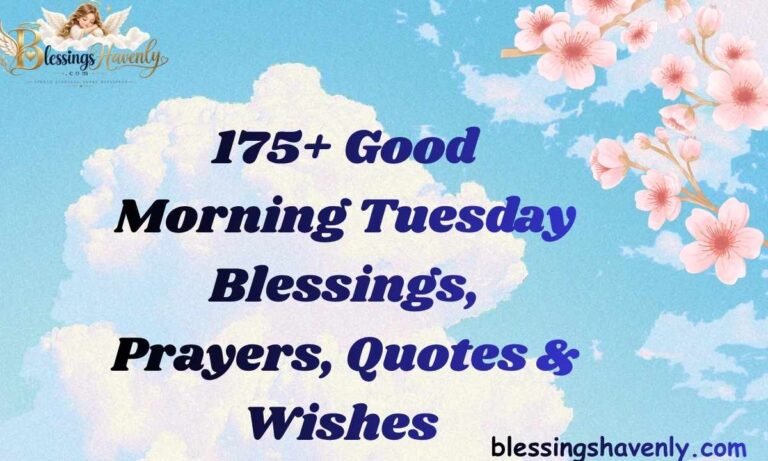 Good Morning Tuesday Blessings