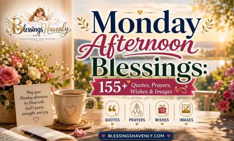 Monday Afternoon Blessings