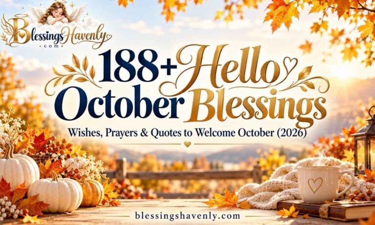 October Blessings