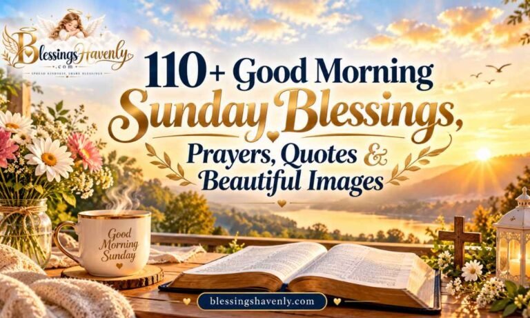 Good Morning Sunday Blessings