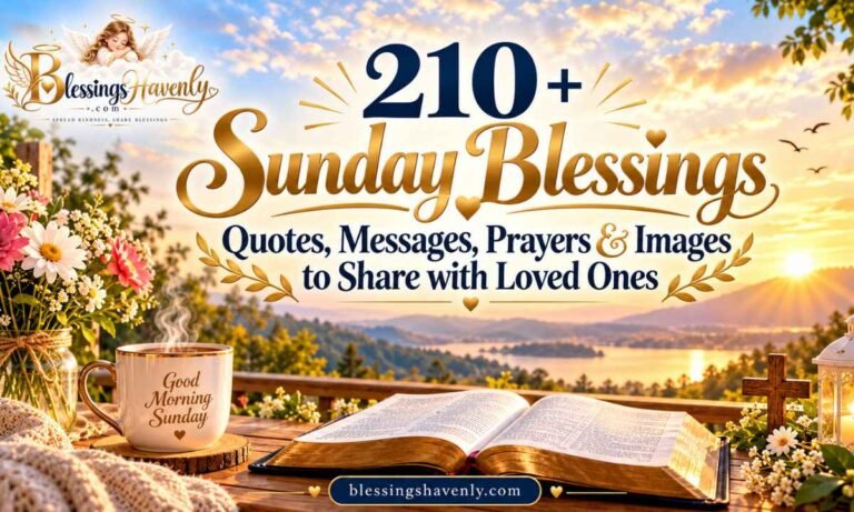 Sunday Blessings Quotes, Messages